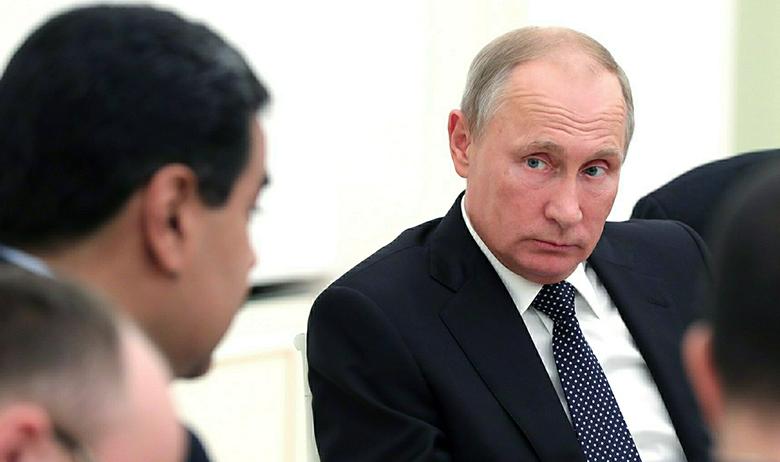 Президенты Венесуэлы и РФ Николас Мадуро и Владимир Путин