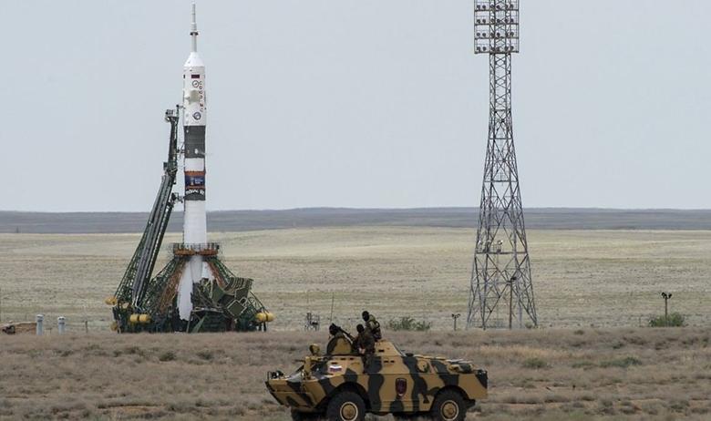 Стартовая площадка на космодроме Байконур