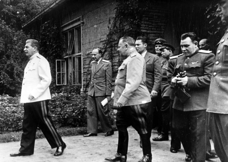 Иосиф Сталин во время Потсдамской конференции