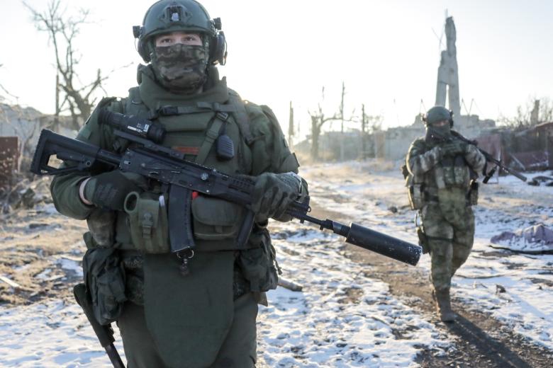 Военнослужащий РФ в зоне проведения СВО