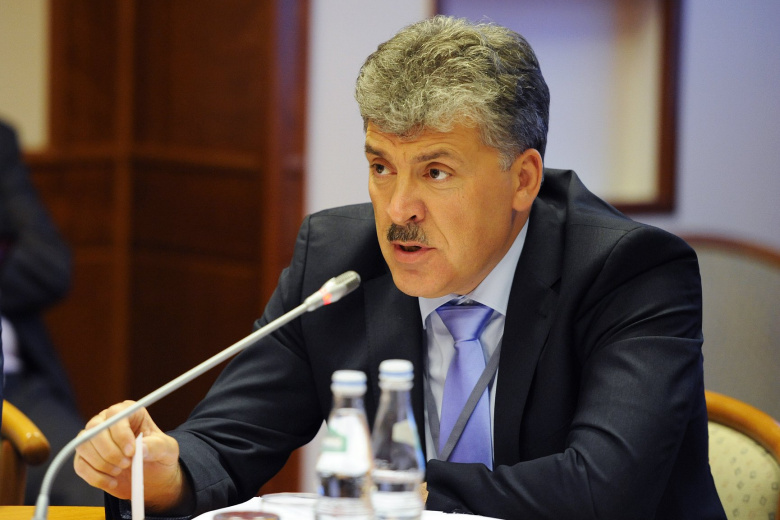 Кандидат на должность президента РФ Павел Грудинин