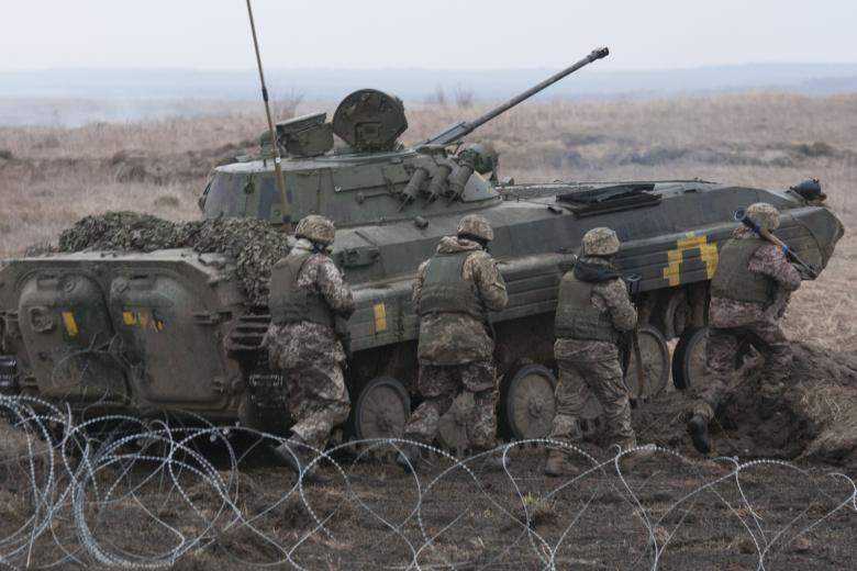 Солдаты ВС Украины