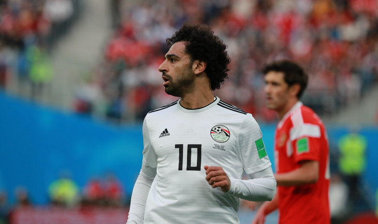 Египетский футболист Мохамед Салах 