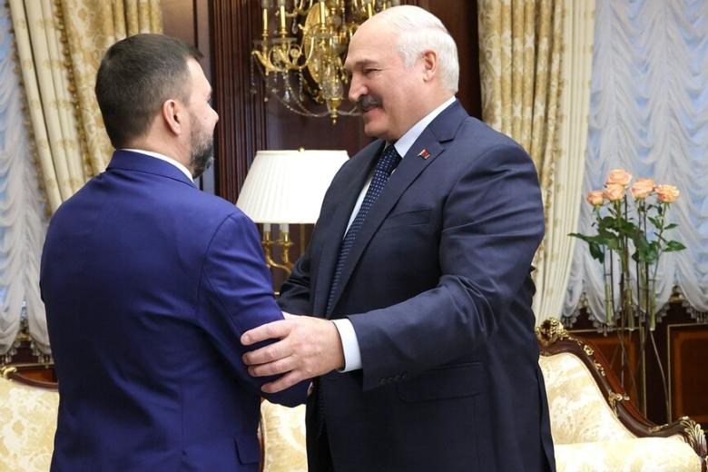 Денис Пушилин и Александр Лукашенко