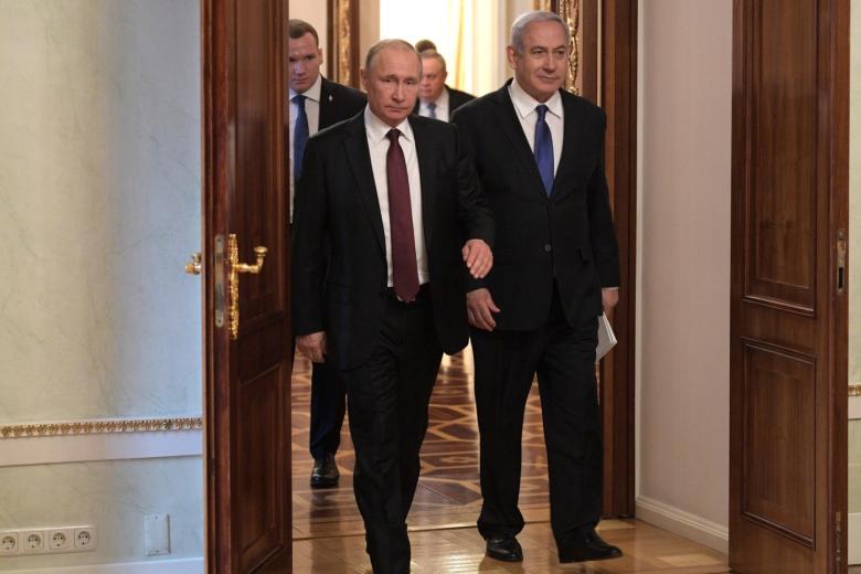 Владимир Путин и Биньямин Нетаньяху