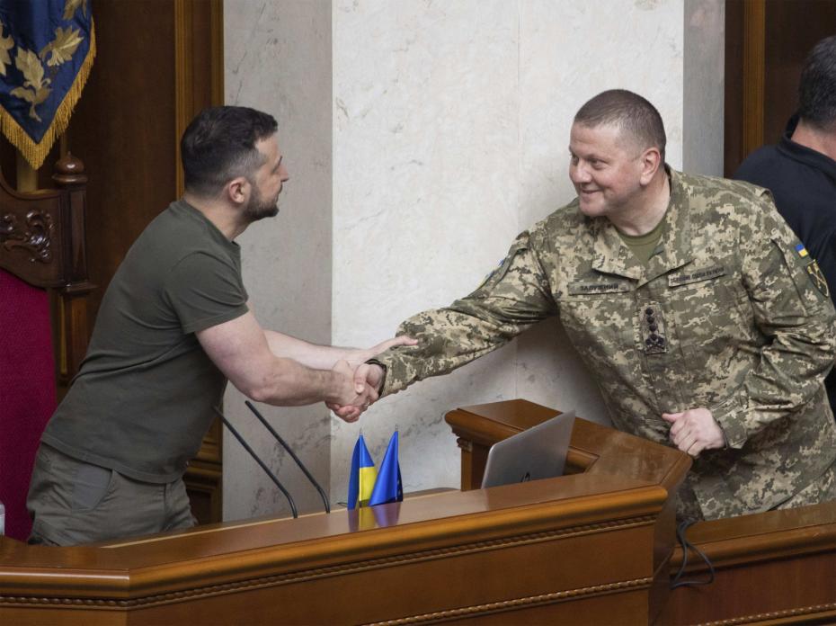 Владимир Зеленский и Валерий Залужный