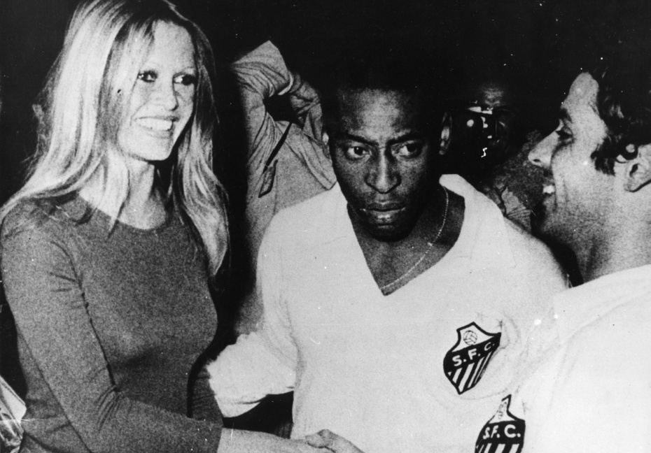 Брижит Бардо и Эдсон Пеле, 1971 год