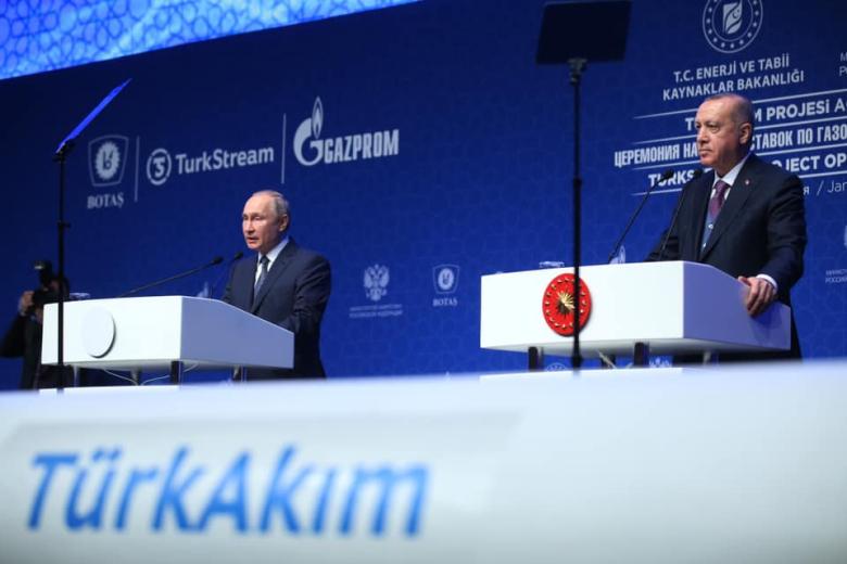 Владимир Путин и Тайип Эрдоган