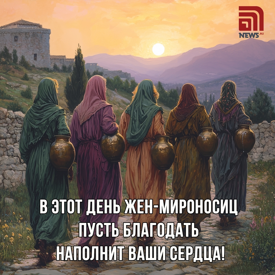 Открытка на День жен-мироносиц для близких