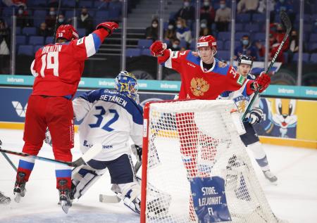 Сборная России по хоккею победила Финляндию на Кубке Карьяла