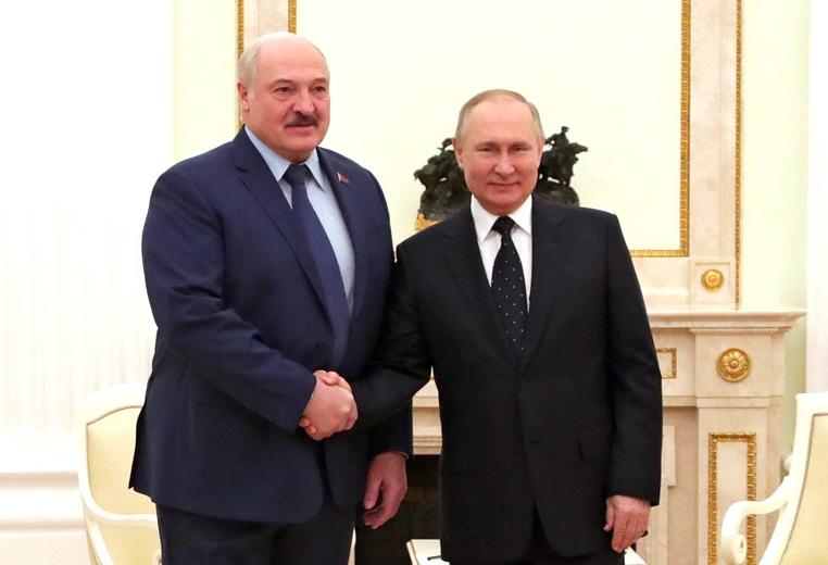 Александр Лукашенко и Владимир Путин