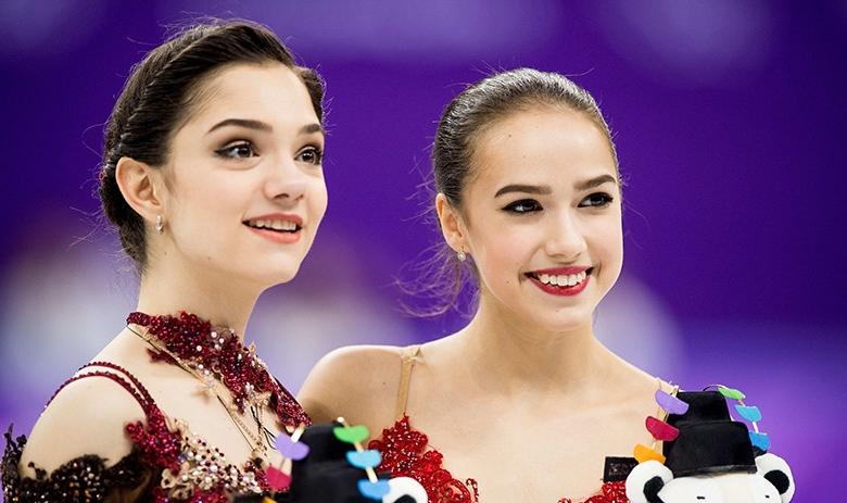 Евгения Медведева и Алина Загитова