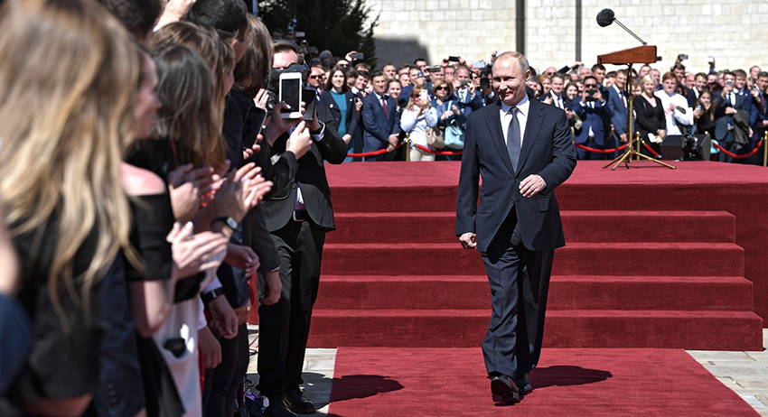 Президет РФ Владимир Путин