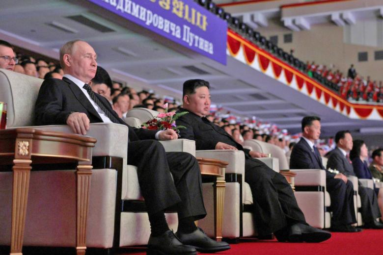 Владимир Путин и Ким Чен Ын