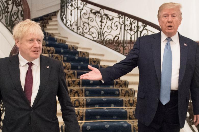 Борис Джонсон и Дональд Трамп