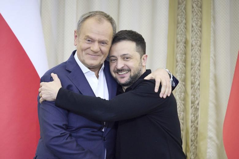 Дональд Туск, Владимир Зеленский
