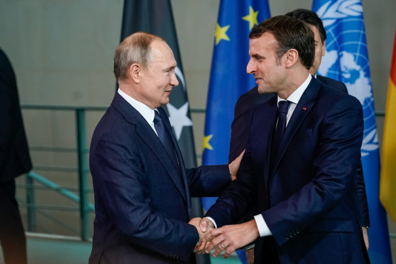 Владимир Путин, Эммануэль Макрон