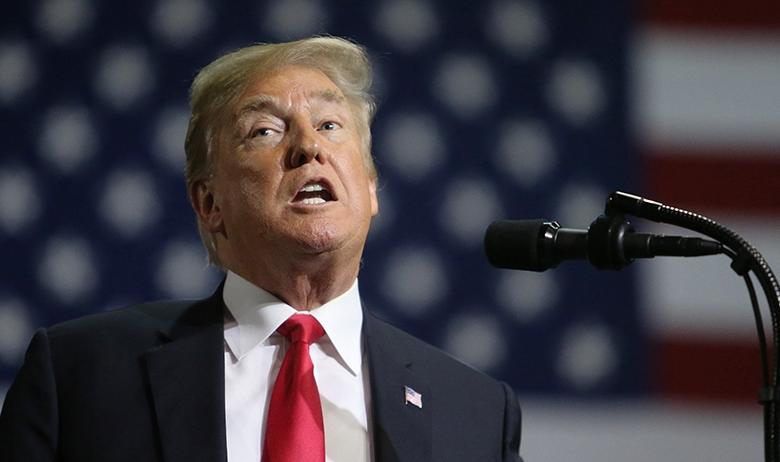 Американский лидер Дональд Трамп
