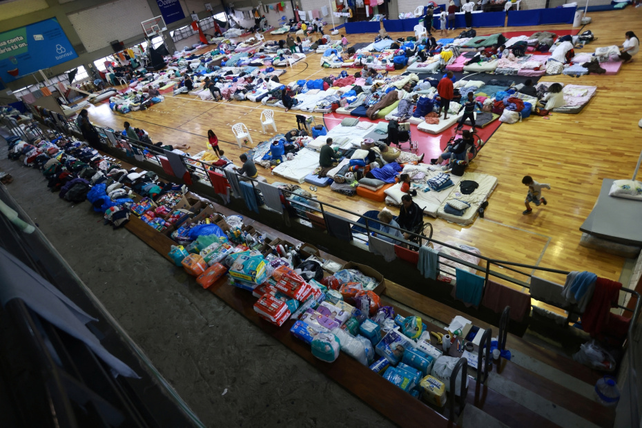 Наводнение в штате Риу-Гранди-ду-Сул на юге Бразилии