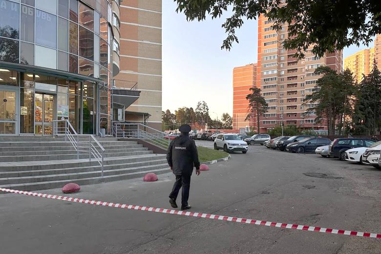 Последствия падения беспилотника в Московской области