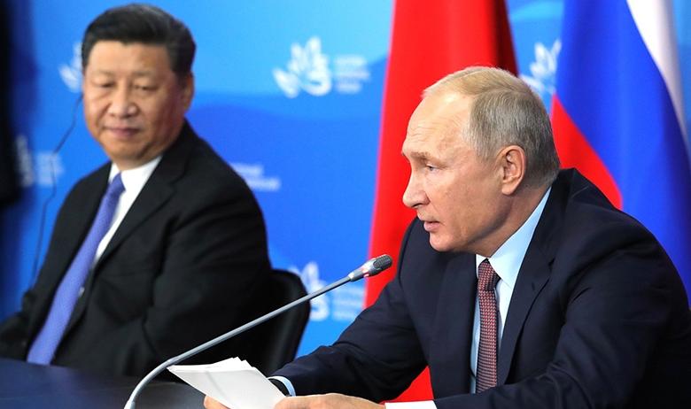 Си Цзиньпин и Владимир Путин