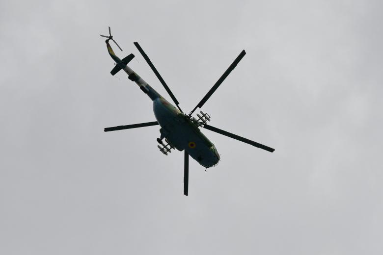 Украинский военный вертолет