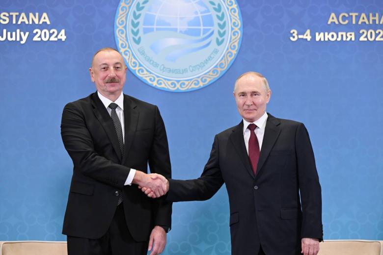 Ильхам Алиев и Владимир Путин