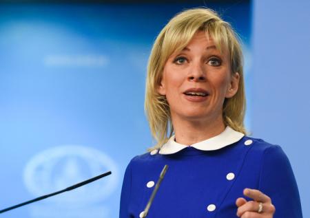 Захарова заметила украинского журналиста на «путинской» работе