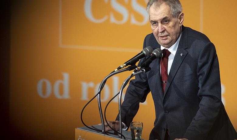 Президент Чехии Милош Земан