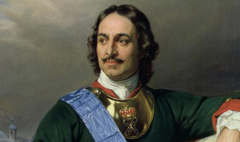 Романтизированный портрет Петра I  Поль Деларош, 1838 год
