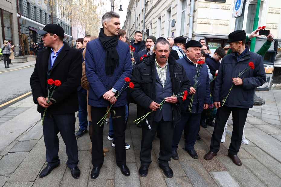 Церемония прощания с лидером ЛДПР Владимиром Жириновским в Колонном зале Дома Союзов