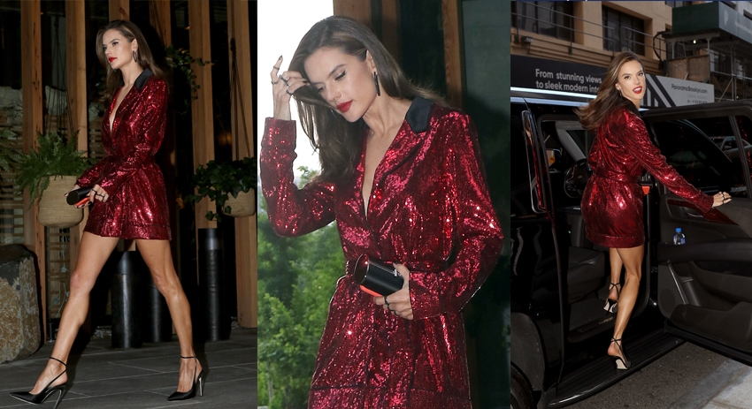 Модель Алессандра Амбросио в Tommy Hilfiger