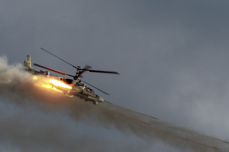 Российский разведывательно-ударный вертолёт Ка-52