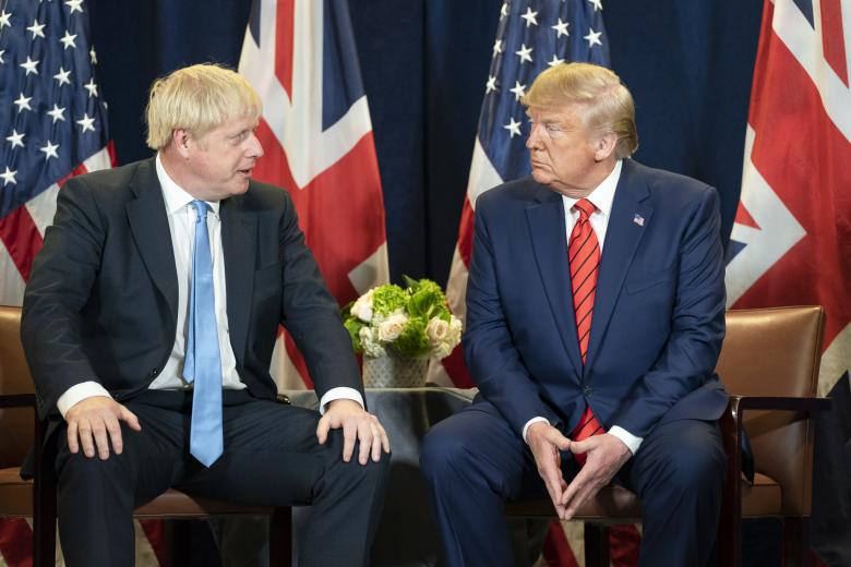 Борис Джонсон и Дональд Трамп