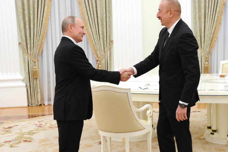 Владимир Путин и Ильхам Алиев