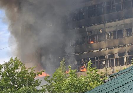 Стало известно, где начался пожар в подмосковном Фрязино