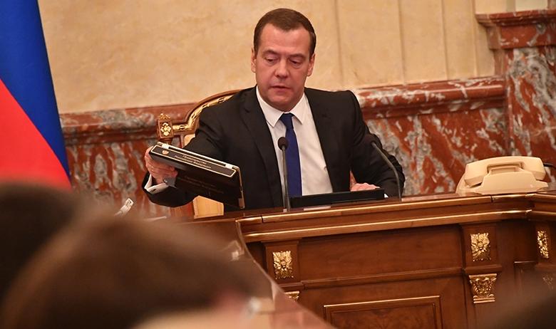 Премьер-министр России Дмитрий Медведев