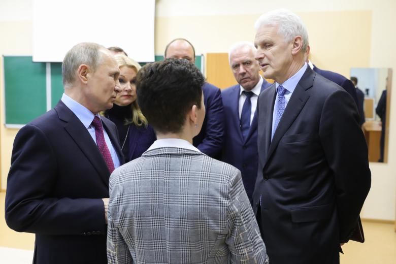 Владимир Путин и Андрей Фурсенко