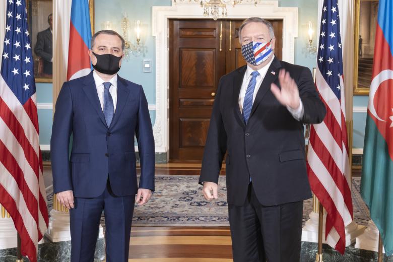 Джейхун Байрамов и Майк Помпео