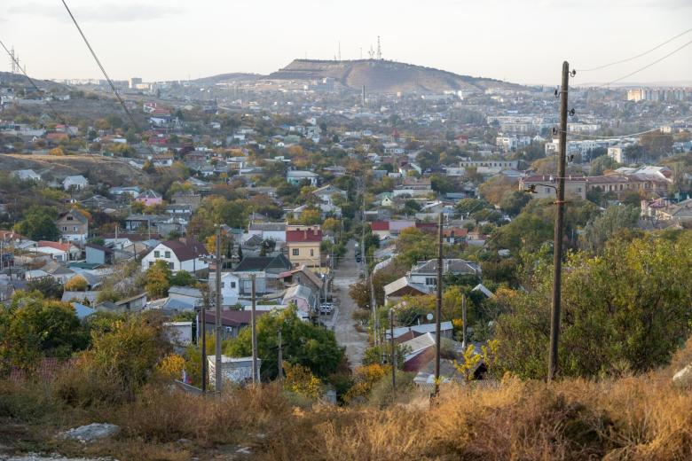 Крым. Виды города Феодосии в Крыму