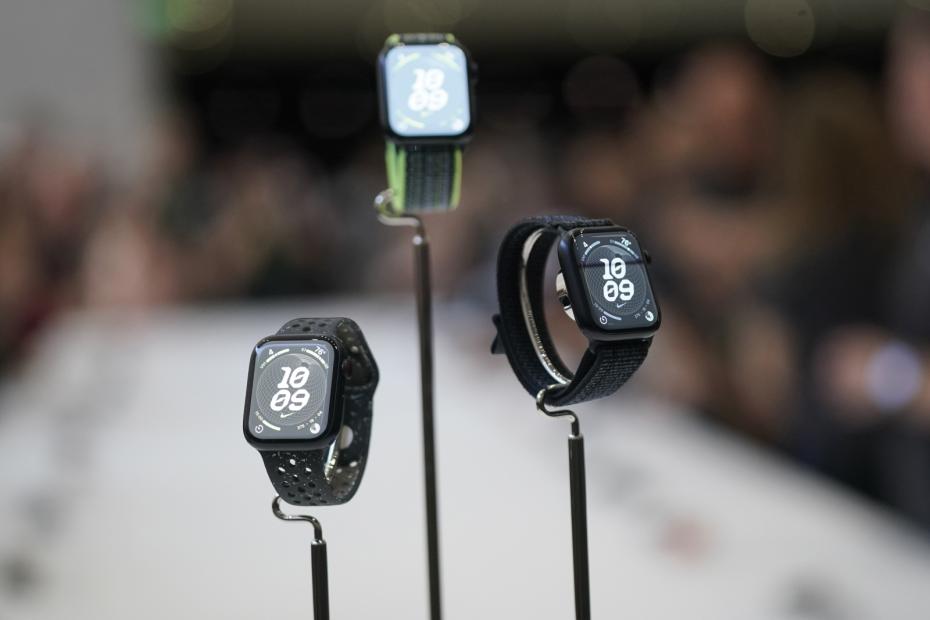 Часы Apple Watch Series 9, представленные на ежегодной осенней презентации новинок компании Apple 