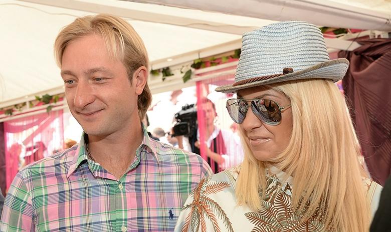 Евгений Плющенко с супругой