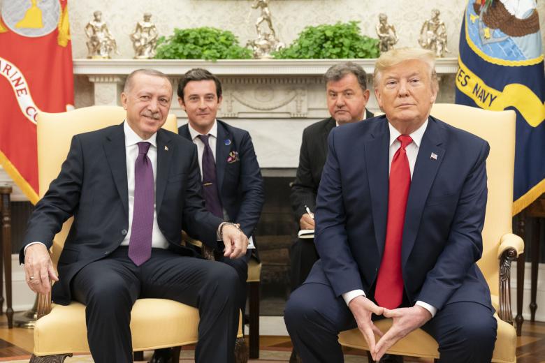 Тайип Эрдоган и Дональд Трамп 
