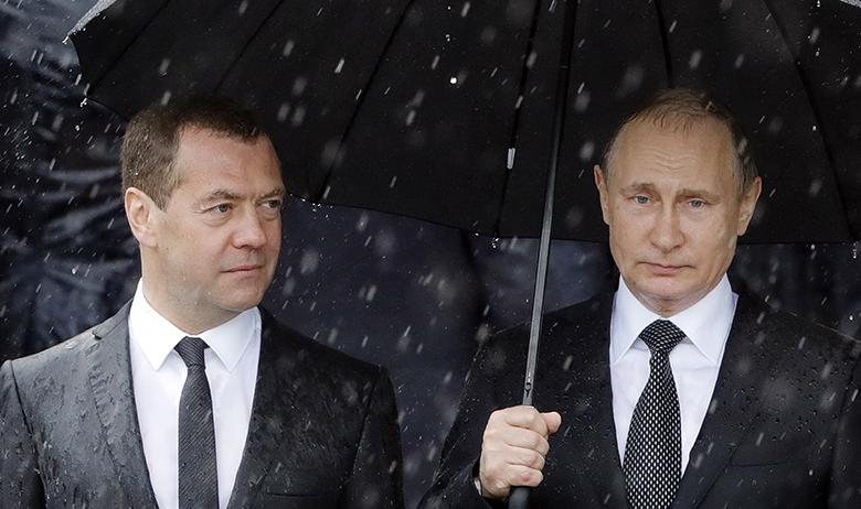 Дмитрий Медведев и Владимир Путин