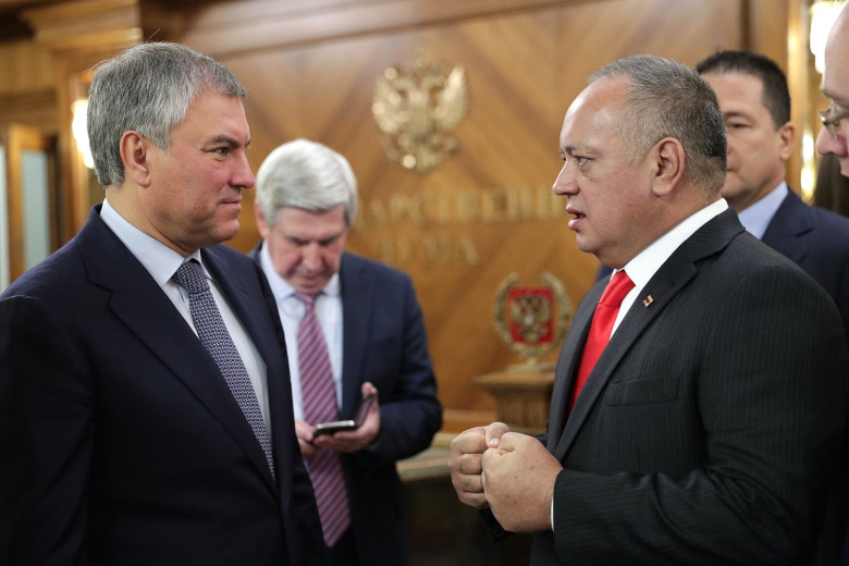 Вячеслав Володин и Дьосдадо Кабельо