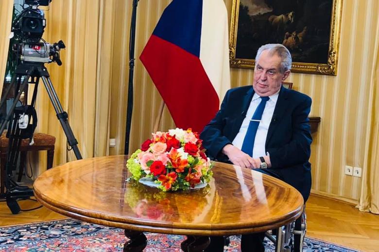 Президент Чехии Милош Земан