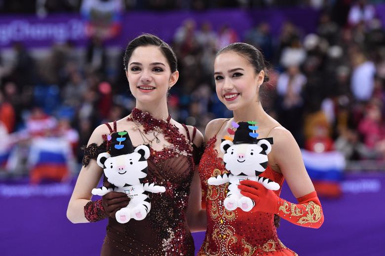 Евгения Медведева и Алина Загитова