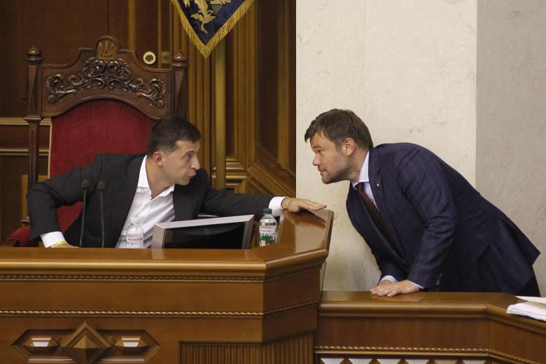 Владимир Зеленский и Андрей Богдан