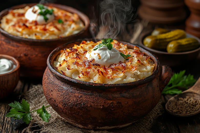 Простой рецепт белорусской картофельной запеканки: бабка в горшочках