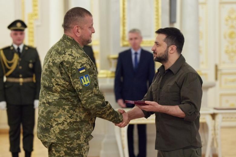 Владимир Зеленский, генерал Валерий Залужный